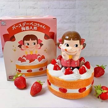 不二家のペコちゃん　2008年苺キャンペーン　お人形 不二家のペコちゃん 2008年苺キャンペーン お人形 - メルカリ